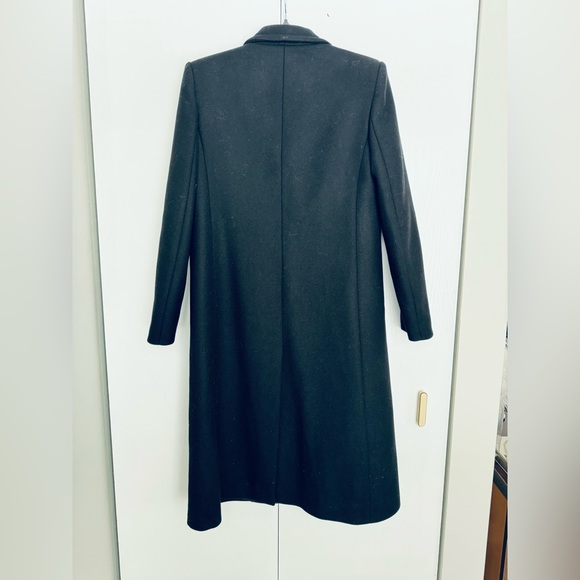 Love Moschino heart padded on chest wool blended black single breast coat - Picture 10 of 17